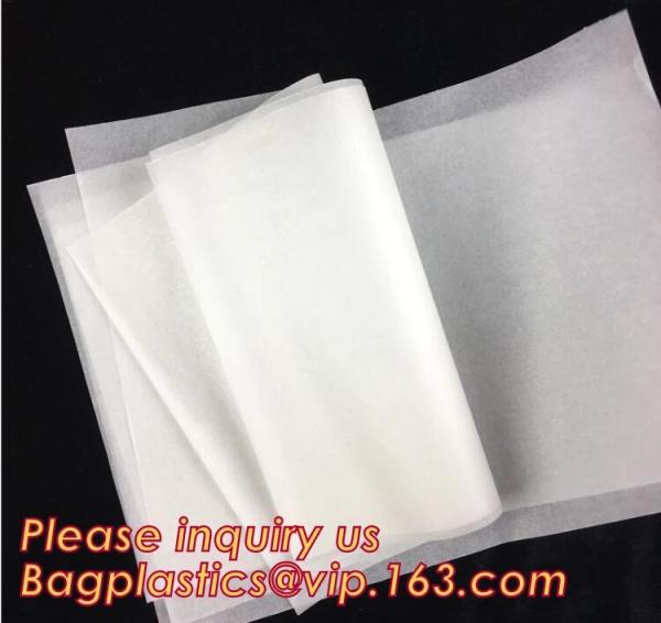 Wood Pulp Unbleached Biodegradable Food Wrapping Paper Silicone Coated Parchment Vellum Paper For Foil Tape Fac