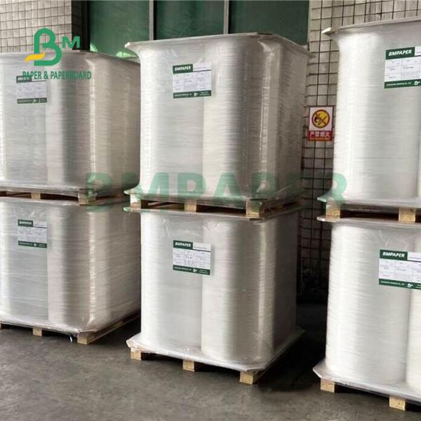 Papel blanco de 28 gramos de grado alimenticio para pajitas de embalaje 30 mm 35 mm Ecológico