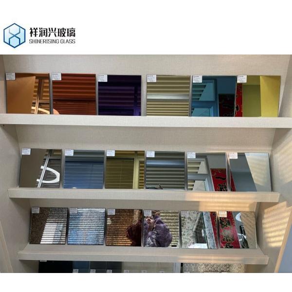 Living Room 6mm Color Wall Mirror Glass Per Square Meter 5 Years After-sales Service