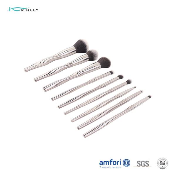 Набор щеток 9pcs волос нейлона ручки металла BSCI косметический