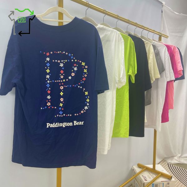 95%-100% Clean Women's Used T Shirts Mixed Colors Old Tee Shirts Bulk Bales