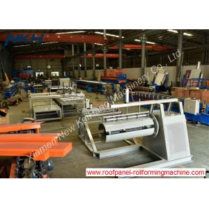 Линия разрезая машины металлического листа 0,3 до 1,0 * 1250mm стальная с Re-койлером