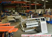 Linha de aço da máquina de corte da folha de metal 0,3 - 1,0 * 1250mm com Re-Coiler