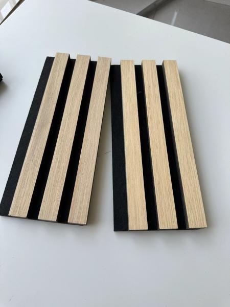 21mm Akupanel Modern Style Wood Acoustic Panel MDF Soundproof Hotels Living Rooms Veneer Wall Panel