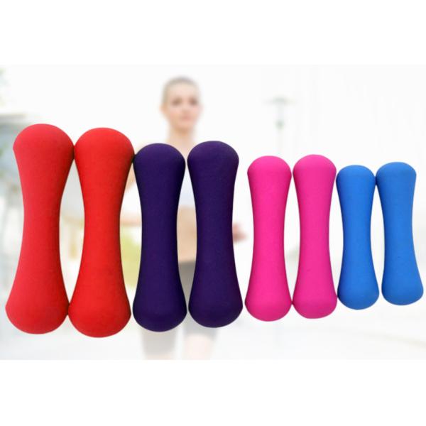 Durable 5cm Fitness Neoprene Dumbbell Indoor Sport DW Vinyl Coated Hand Weights