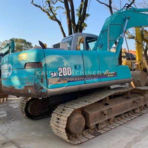 Boa condição 20 toneladas SK200-6 Kobelco Excavator do Japão em Xangai Original 2017