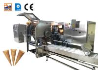 Cadena de producción del cono de helado de los SS 1.5KW 121 placas que cuecen 11 kilogramos/hora