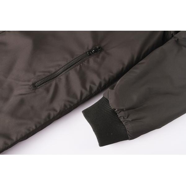 Custom Men'S Longline Jacket Polyester Material Olive Color