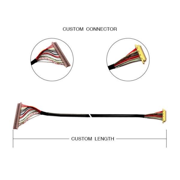 0.4mm 1.25mm Pitch LVDS Cable Assembly