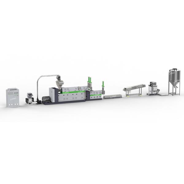 Lvdao High Efficiency PP PE Film Woven Bags Waste Plastic HDPE LDPE Bag Recycling Pelletizing Making Granules Machine