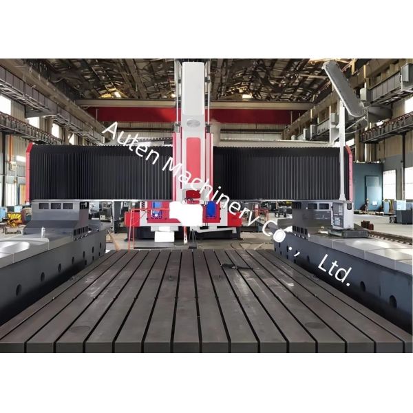 M30 Drilling Head Tapping Diameter CNC Gantry Drilling Milling Machine 2500mm Horizontal Stroke
