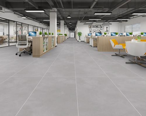 Azulejo de piso de sala de estar de hotel de microcimento 750 x 1500 mm resistência ao desgaste