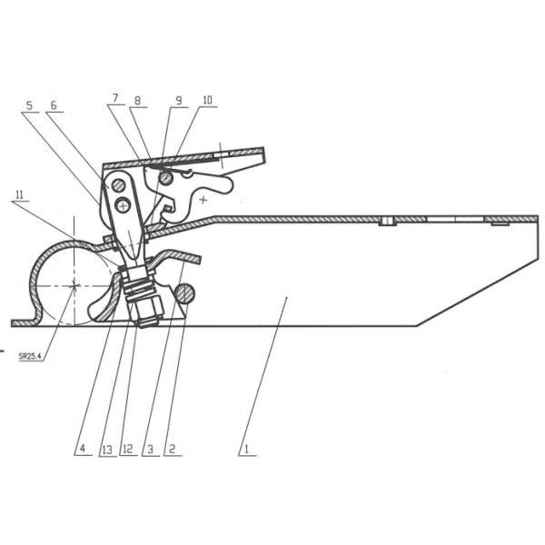 Черное соединение заминкы трейлера высоты 17 дюймов муфта трейлера 5000 Lb