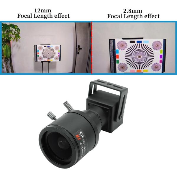 Mini USB 2.8-12mm Varifocal Lens Camera 1080p HD 2MP Manual Zoom for Android