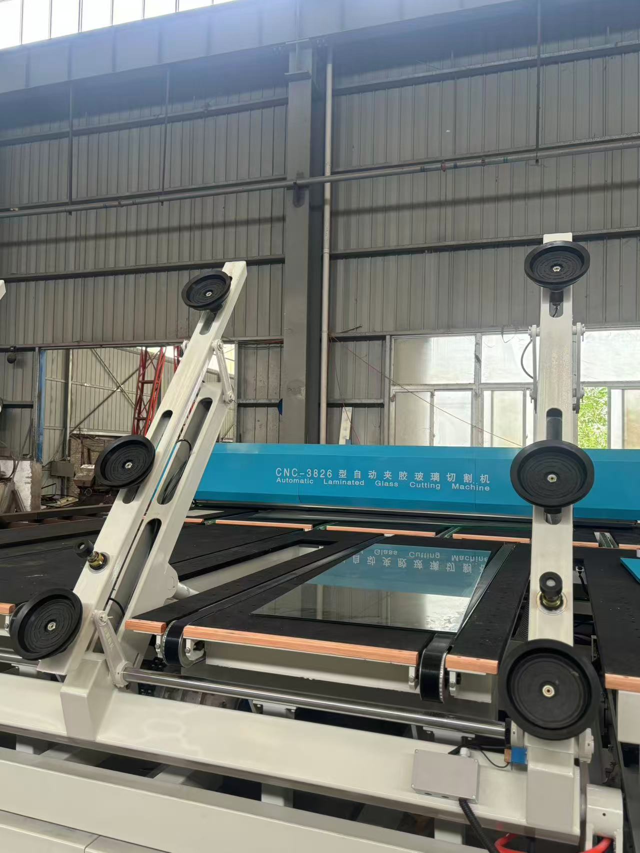 Fully Automatic Glass Cutting Machine for Laminated Glass with CNC EVA Cutting Line Infrared Heating and Automated Loading and Cutting Features