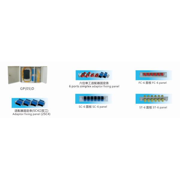 Wall Mounted Outdoor Fiber Termination Box With PLC Splitter Insert Cassette