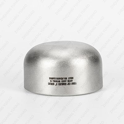 304 304L 316 316L Stainless Steel Buttweld Caps Sand Rolling