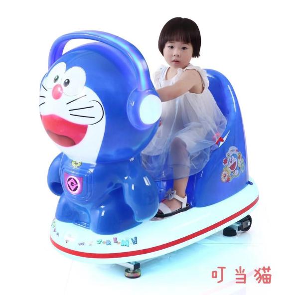 Colorful LED Headlight Kids Amusement Rides High Fidelity Music Supermarket Use