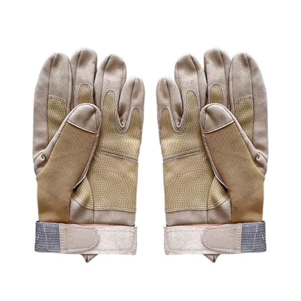 Puncture Resistant Full Finger Glove for Outdoor Climbing Adjustable Wrist Strap M-XL