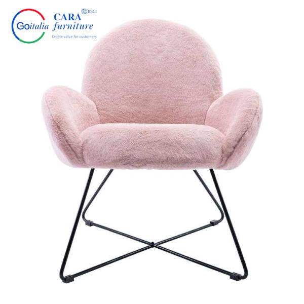 Hotel Leisure Relax Accent Chair Fabric Thick Seating Armchair Fabric Single Chairs Modern For Living Room