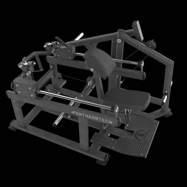 Heavy Duty Steel Linear Rail Plate Loaded Row Machine with Low Lumbar Compression Design and 1960*1440*1050mm Size