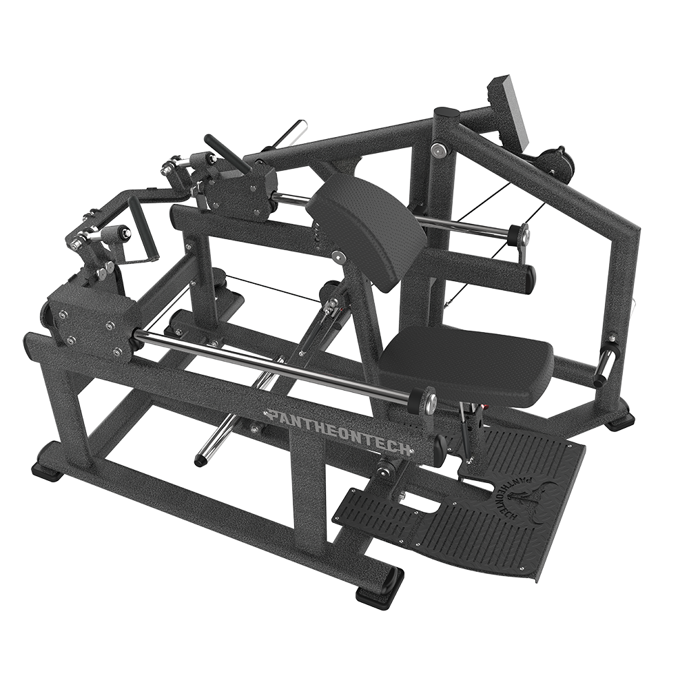 Heavy Duty Steel Linear Rail Plate Loaded Row Machine with Low Lumbar Compression Design and 1960*1440*1050mm Size