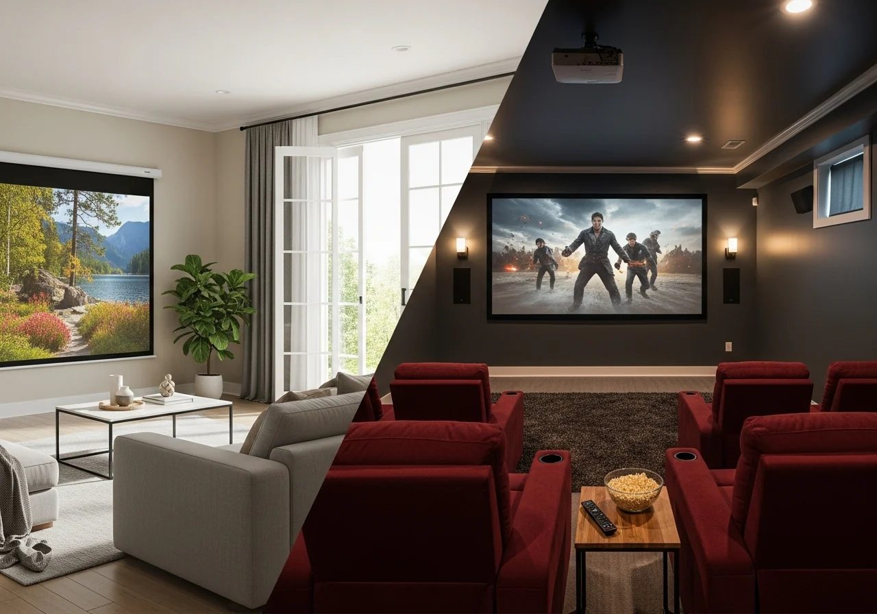 Home & Business Ready 4300-Lumen WUXGA 3LCD Projector with Android System