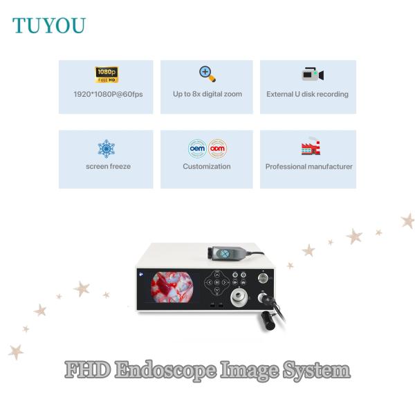 TUYOU Medical Endoscope Camera with Video Recording 100W Led Light Source and Head Camera Accessories for Laparoscope