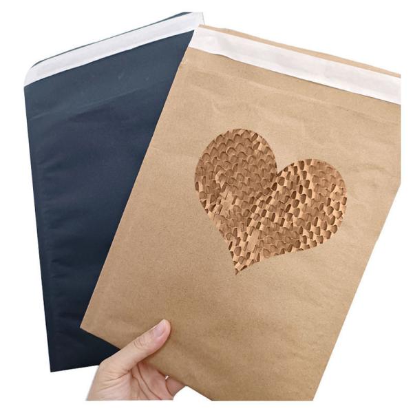 Corrugated Paper Padded Mailer Tear Resistant Recycled Padded Envelopes Customized