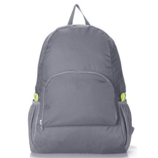 Customized Logo Cotton Fabric Gym Style Backpack for Outdoor Sport Climbing Camping Hiking
