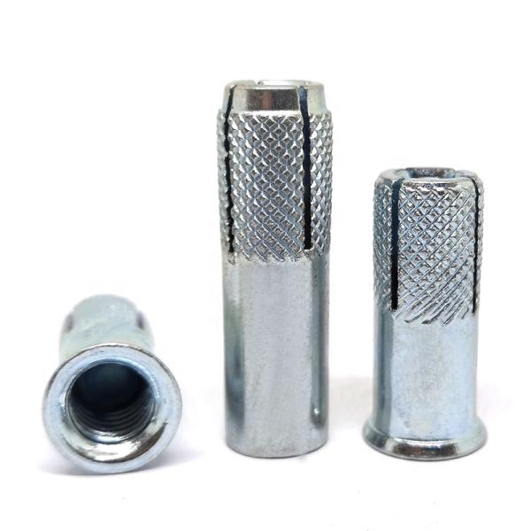 Carbon Steel White Blue Zinc Heavy Duty M6 Drop In Cement Anchors