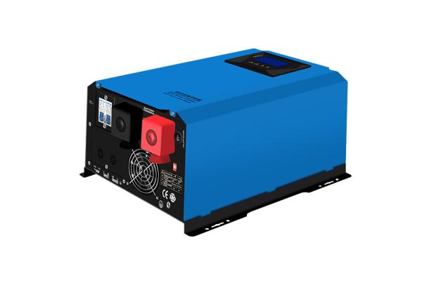 12V Pure Sine Wave Hybrid Solar Inverter , 0.8KW 1000VA Pure Sine Wave Inverter