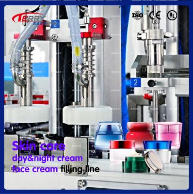 Face Cream Automatic Jars Sealing Machine Filler And Sealer 0.6-0.8Mpa