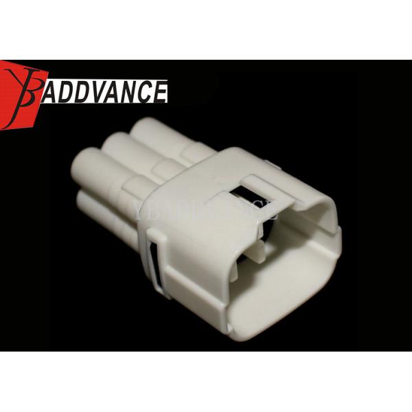 White Male Sumitomo 6 Pin Connector / Sealed Sensor Connector 6187-6561