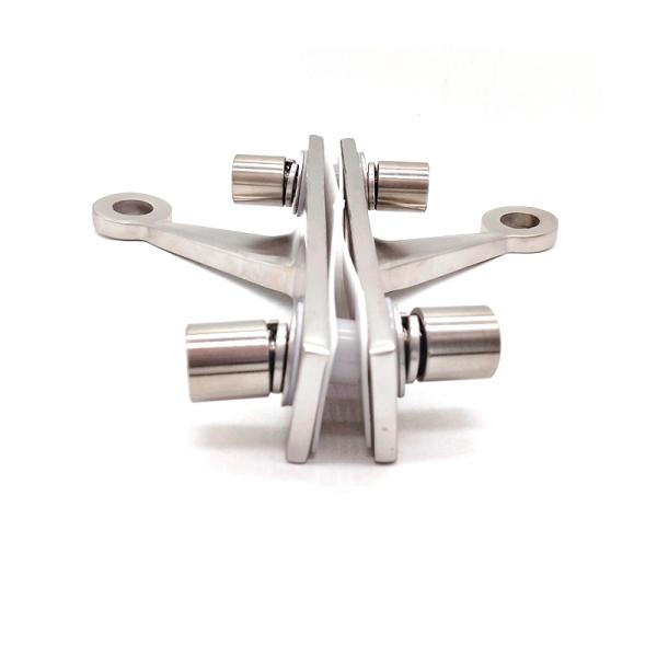 304 Stainless Steel 2 Arms Curtain Wall Spider Glass Fittings