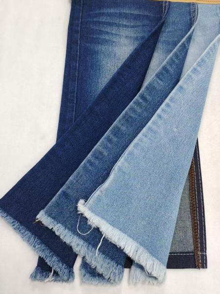 80% de tejido de denim con 10 * 7 de construcción sin estiramiento 11 oz para hombres jeans