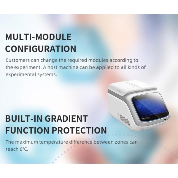 Medical Gradient Thermal Cycler for PCR Genes Life Science Equipments Automatic Hot-lid