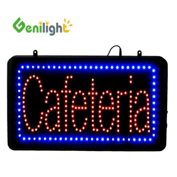Genilight Indoor 22*13inch DC12V Safe Voltage Sale Logo Neon Advertising Window Sign
