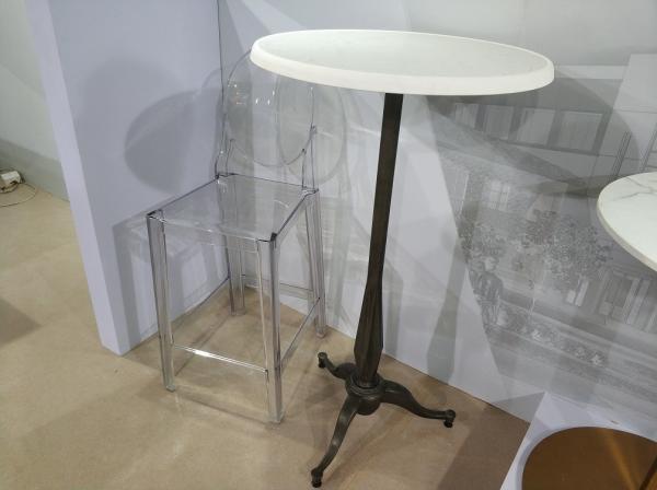Black / Metal Dining Table legs Pedestal Base Outdoor / Indoor Designer Table Base