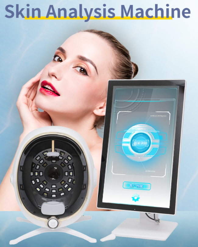 3D AI Face Skin Analyzer Diagnosis Facial Tester Scanner 36 Megapixels