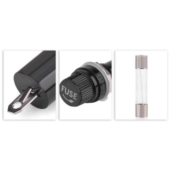 держатель панели патрона предохранителя трубки 250V 10A 125V 15A 6x30 6x32 быстрый соединяется