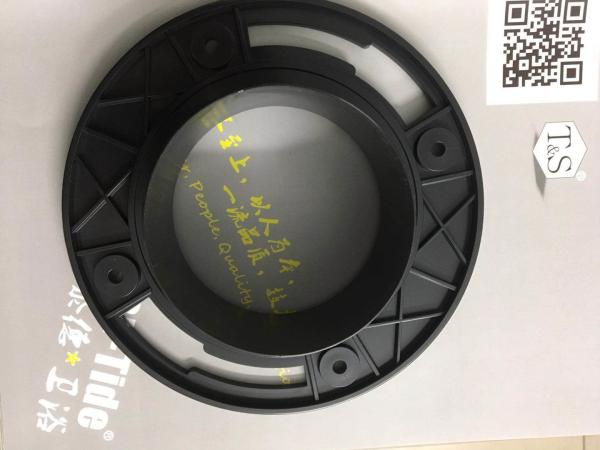 Large Caliber Plastic Toilet Seal Flange , Wax Ring And Bolts For Toilet Bowl