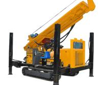 Impact pneumatique 300 M Crawler Drilling Rig Rotary Full Hydraulic