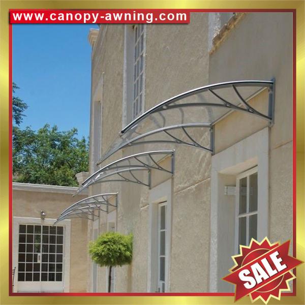 DIY PC polycarbonate canopy  awning shelter for door window
