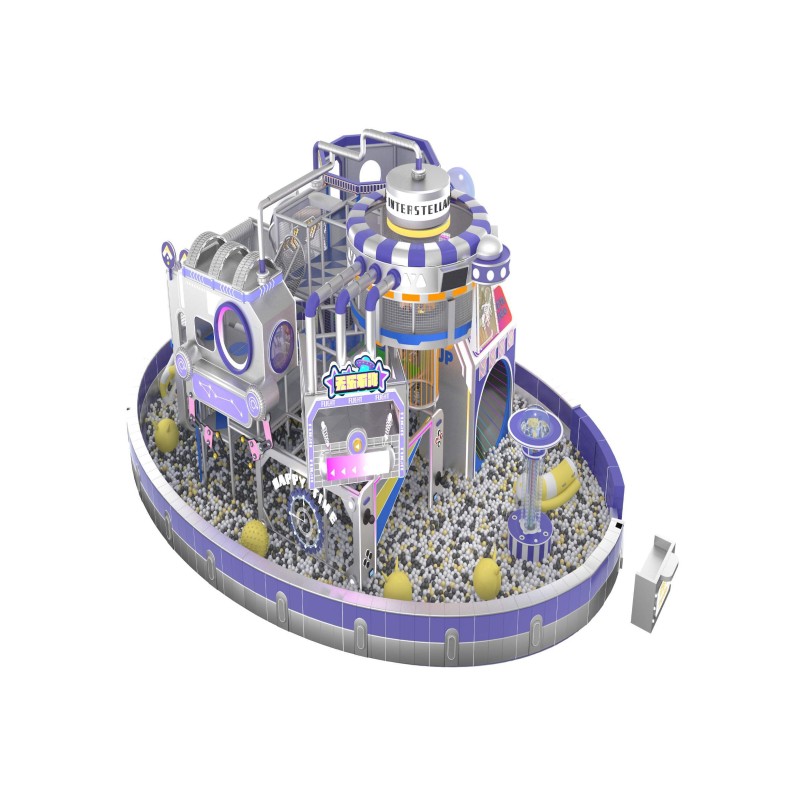 NASA Space Station Sci Fi Commercial Indoor Playground Kids Atria Mall Play Area