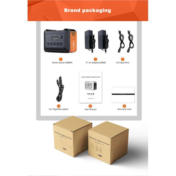 на открытом воздухе располагаясь лагерем портативный банк 48V 2232Wh солнечной энергии 2400W