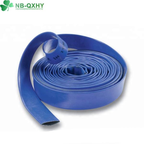 Irrigação PVC mangueira plana personalizar flexível mangueira de bomba de água 3/4 -16 polegadas