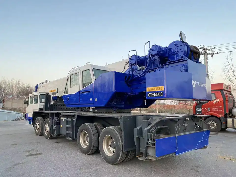 Make TADANO GT550-E 50Ton 55Ton Overhead Crane Japan Used Mobile Truck Hydraulic Crane