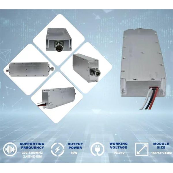 Signal Cellular Interceptor 10W Drone Defense RF Power Module 5.2g 5.8g Anti UAV Drone Module Product Wireless RF Modules