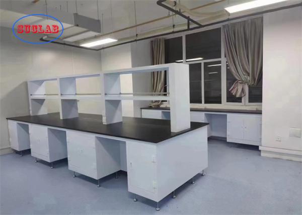 Customizable Chemistry Lab Bench Vietnam With Silent Rail Phenolic Top In Various Colors For School Hospital